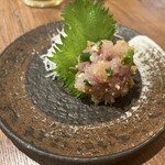 金町製麺 - アジのなめろう　450円