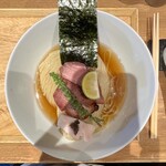 らぁ麺や 嶋 - 特上つけ麺（醤油）麺大盛