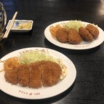 とんかつ二木 - 料理写真:並かつとヒレカツ