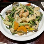 Chuugoku Saikan Keika - 海の幸と野菜の豆腐味噌炒め定食 ¥1580