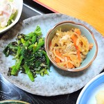 なが勢 - 切り干し大根とほうれん草ナムル