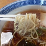 柳屋食堂 - ラーメンの麺