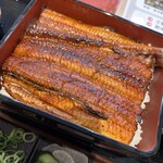 うなぎの一福堂 - 竹（3/4尾）＋肝吸い変更＋鰻肝串焼き
2400円＋100円＋300円