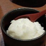 Kushiyaki To Osake Kammuri - レモンシャーベットは、冷たくて美味しかったー！