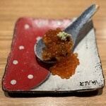 虎ノ門 とだか - ウニ・イクラ オン ザ煮玉子