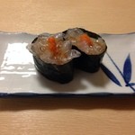 浜富寿し - のれそれの軍艦巻き