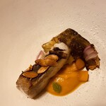 くらしき 窯と南イタリア料理 はしまや - マナガツオ、バターナッツ。