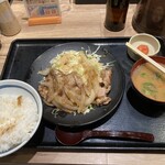 野郎めし - 生姜焼き定食　並