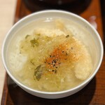 やよい軒 - 出汁茶漬け+刻み胡麻白菜漬け