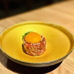 肉の山翔 - レアステーキユッケ