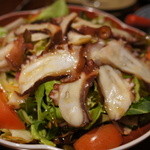 魚山人 - 蛸のカルパッチョ。ドレッシングが旨いんだよね。