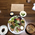 Kominka Kafe Nara Noki - プレートランチ　茶碗蒸しもつきます。