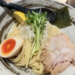 Mitsuboshi Seimenjo - 麺・トッピング(濃厚つけ麺(大盛り))