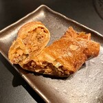 イタリアン チャイナバル村塾 - 黒毛和牛もも肉の春巻き490円