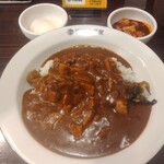 Koko Ichiban Ya - 魯肉スパイスカレー 1070円
                        8辛 110円
                        半熟たまご 120円
                        旨辛にんにく 152円