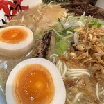 麺屋 だいくう - 博多味玉中華そば大盛り８５０円アップ！