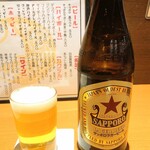 Taishuusakaba Gettora - 大衆酒場 げっとら　「赤星中瓶」650円