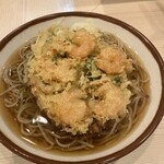 そばの神田 東一屋 - えびかき揚げそば５５０円