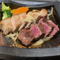 肉寿司 肉和食 KINTAN コレド室町 - ハラミが75g、岩中豚が90g