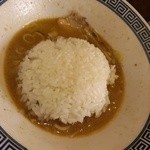 麺や マルショウ - 純鶏白湯+台湾ミンチ→ライスダイブ(2014/1)