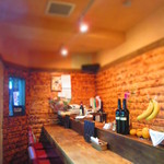 野菜ソムリエの店　Legume - バナナもウキウキのカウンター