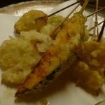 なん天 - 野菜天麩羅アップ