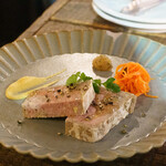 Grilled beef winebar zuiji - 5種のお肉を使った自家製パテ　680円