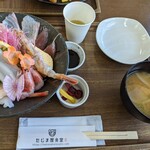 たじま屋食堂 - 海鮮5種盛り丼