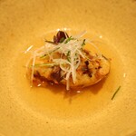 おみ乃 椿 - 伊達鶏のつくね入り飛龍頭