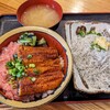 タカマル鮮魚店 - 【2024/3】うなぎ蒲焼ネギトロ2色丼＋しらすおろし