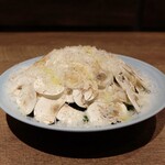 Mushroom and pecorino cheese salad