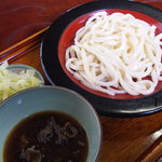 車屋うどん - 冷やし肉つけうどん