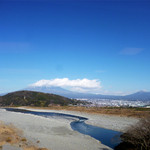 駿河路 - 窓から見える富士