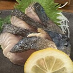 Yoyogi Umidori - 宮崎県産金華サバの〆鯖炙り