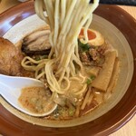 担々麺のやひこ - 麺にスープが絡むよー！