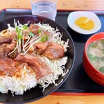 食通 - 料理写真:和牛カルビ丼