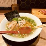 Sugoi Niboshi Ra-Men No Ge Sushi Tsuri Kin - すごい煮干しラーメン 赤酢握り５貫セット（1,600円）