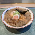 らぁ麺花萌葱 - 極太手揉み背脂魚介らぁ麺1080円