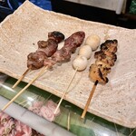 鳥長 - 串焼きおまかせセット8種①