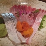 味とく家 - お造りの盛り合わせ