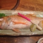 味とく家 - 紅瞳(のどぐろ)の塩焼き
