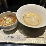 鶏 soba 座銀 - ■魚介つけsoba(限定20食) ￥950