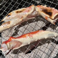 かに道楽 銀座八丁目店 - 両面を3、4分炙り