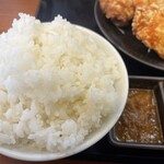 Kara yama - ご飯　（大盛り＋¥30）
