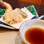 俵家 - Ｂランチの天ぷら
