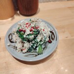 食堂うめぼし - 菜の花とマスカルポーネの白和え