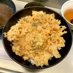 坂町の天丼 - かき揚げ丼650円