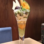 Kabou Meron To Roman - メロンと抹茶のパフェ　2,400円