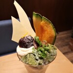 Kabou Meron To Roman - メロンと抹茶のパフェ　2,400円