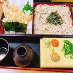 麺坊 蕎麦博 - 天ざる　¥1700